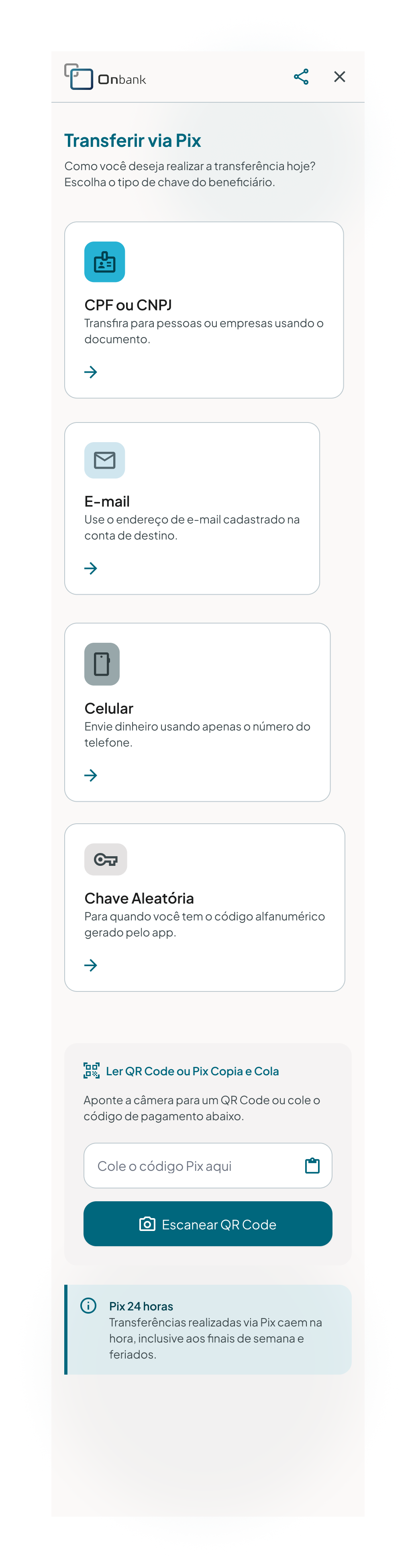 Seleção de Chave